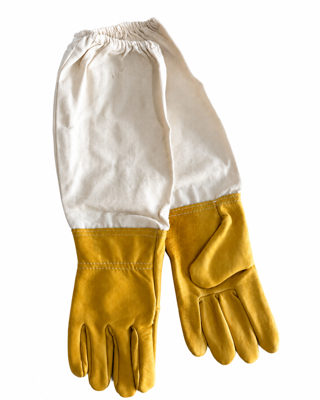 Guantes Apícolas de Carnaza con Manga Larga